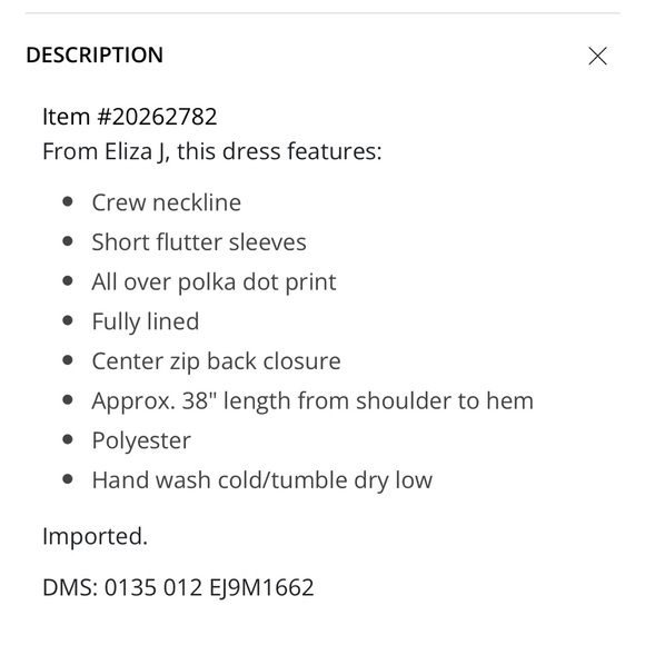 ✨Eliza J hi lo polka dot midi dress size 4 - Picture 10 of 13
